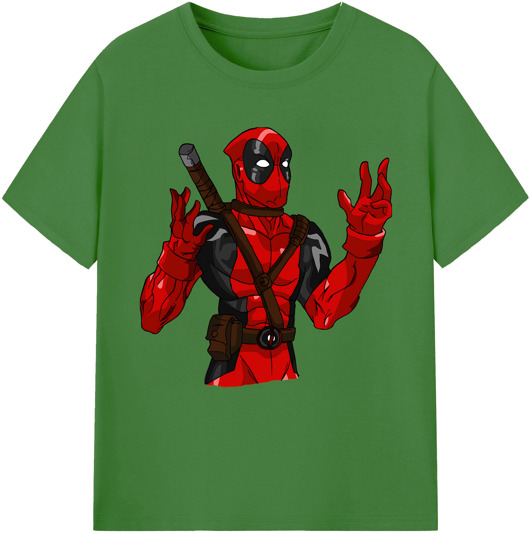 （画像用） Deadpool デッドプール レディースカジュアルプリントTシャツ（綿100％）
